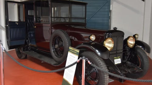 Antique car in the Transport Museum